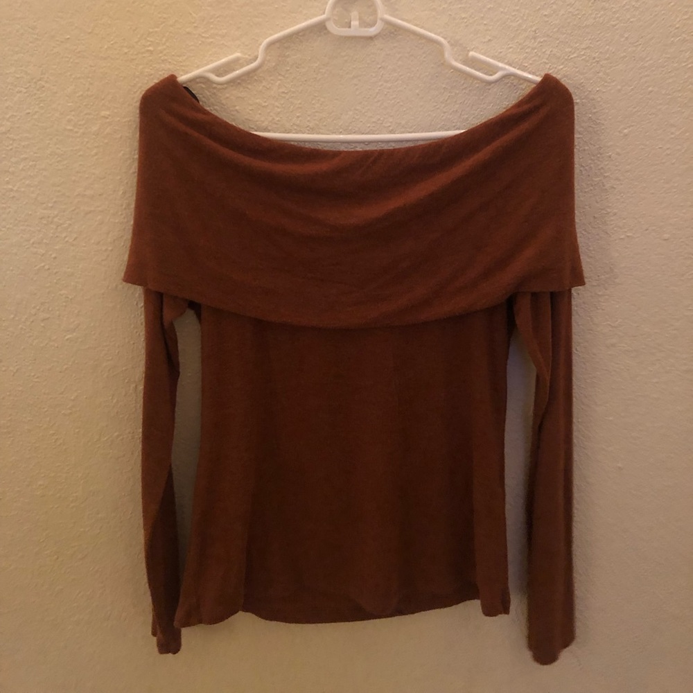 Forever 21 burnt orange long sleeve